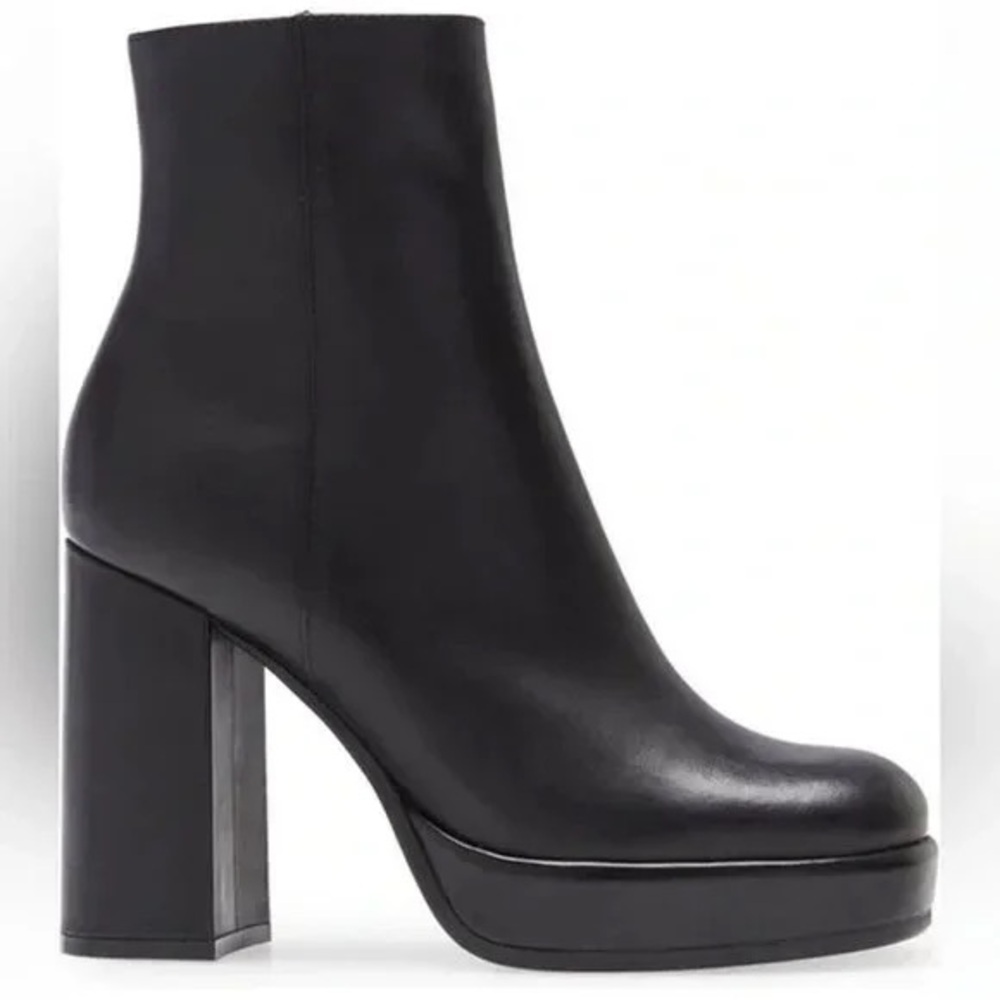 Brand new with box Jeffrey Campbell Spaced Black Leather platform boots